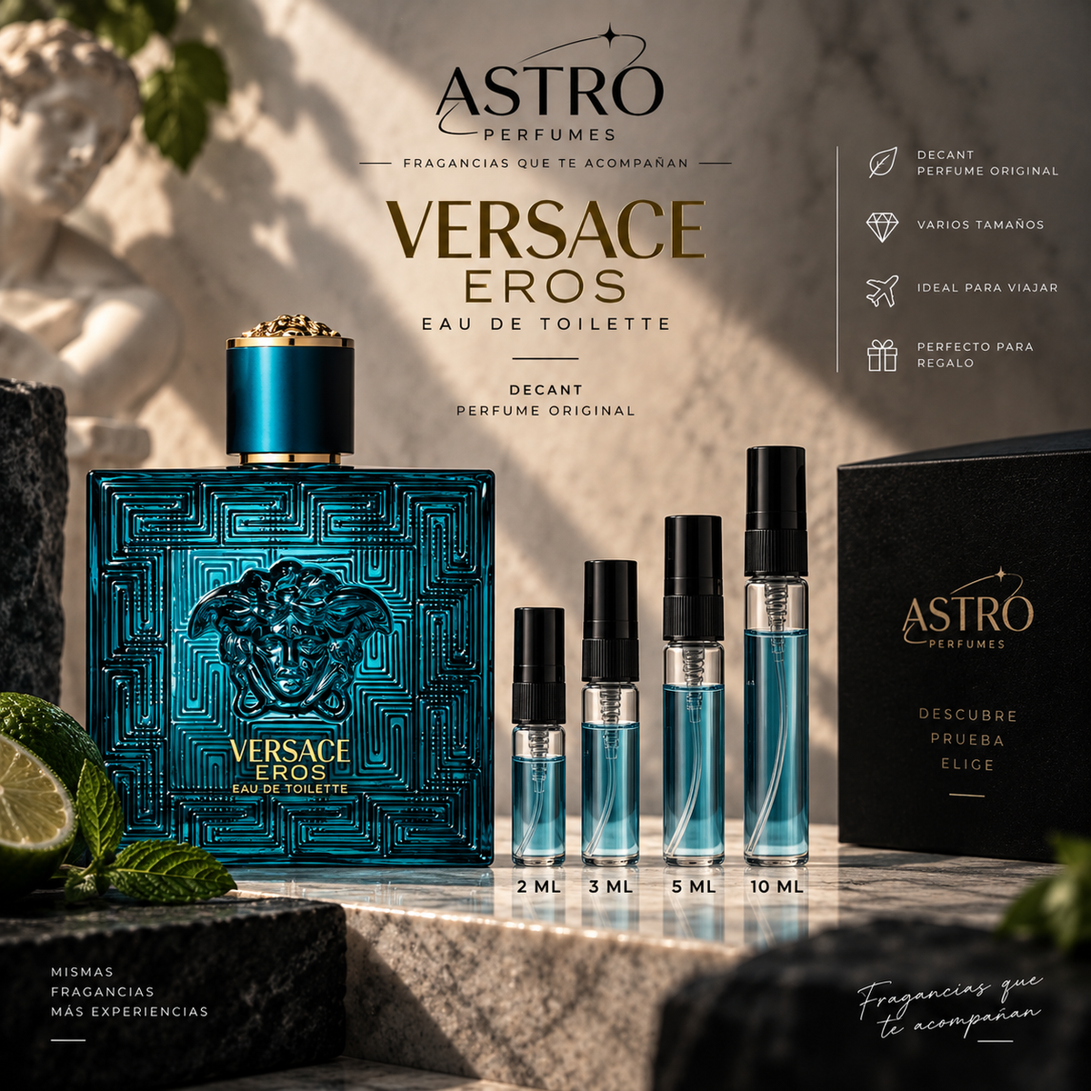 Versace Eros EDT – Decant de Perfume Original
